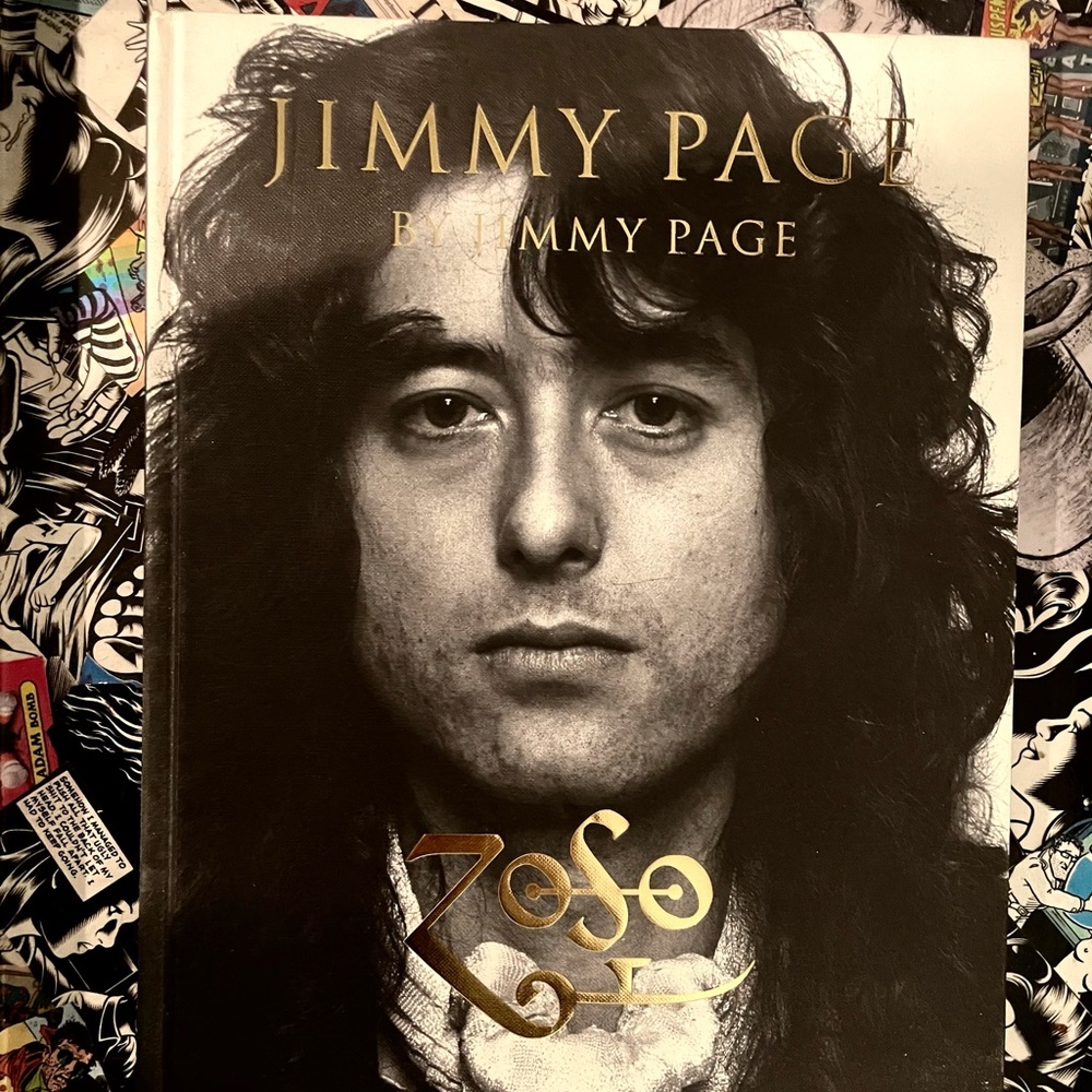 Signed Jimmy Page Zoso coffee table book! Rare